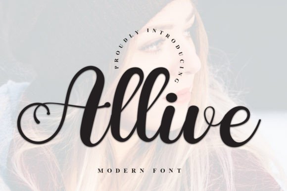 Allive Font Poster 1