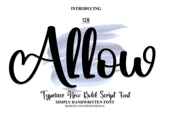 Allow Font Poster 1