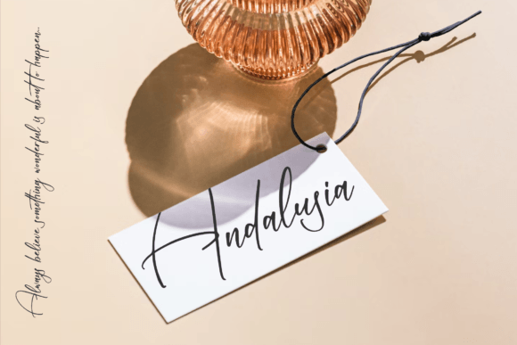 Alnathasia Font Poster 5