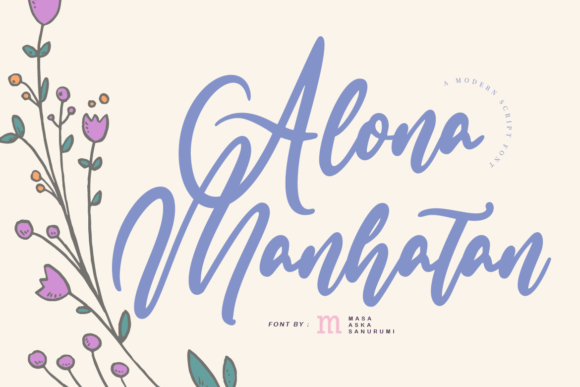 Alona Manhatan Font Poster 1