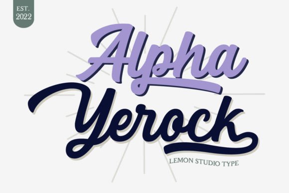 Alpha Yerock Font