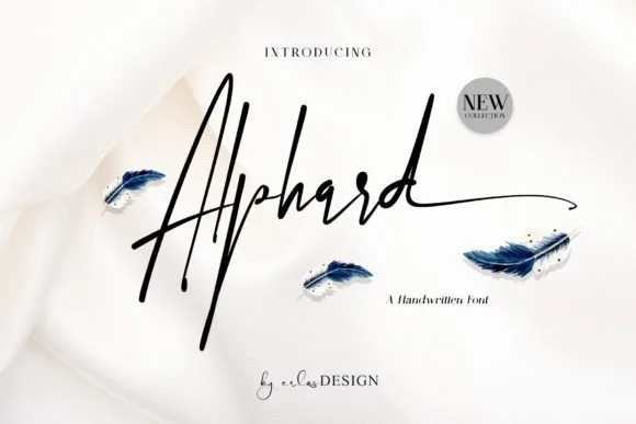 Alphard Font Alphard Font Poster 1