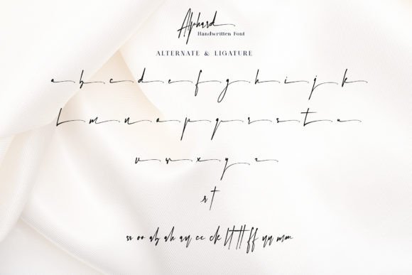 Alphard Font Poster 14