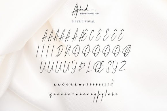 Alphard Font Poster 15