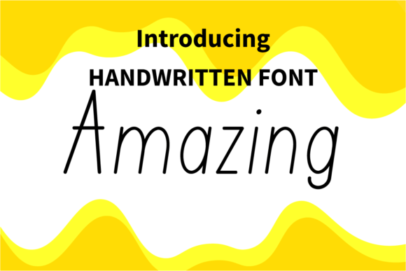 Amazing Font Poster 1