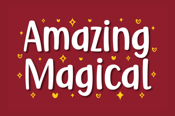 Amazing Magical Font Poster 1