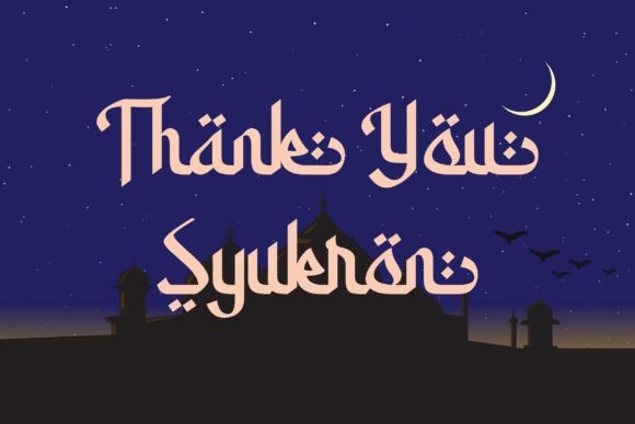 Amazing Ramadhan Font Poster 7