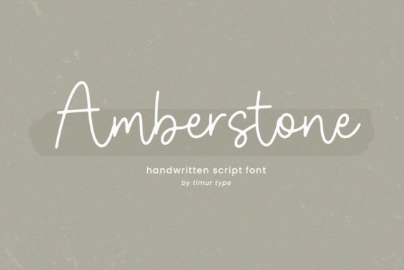 Amberstone Font Poster 1