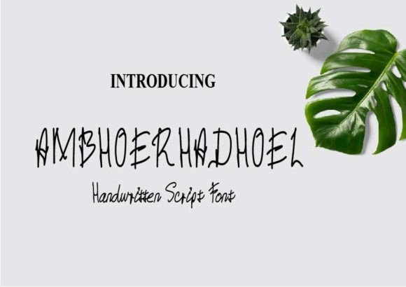 Ambhoerhadhoel Font