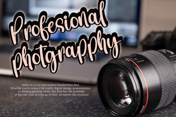 Ambo Font Poster 2