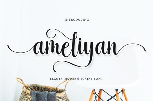 Ameliyan Font Poster 1