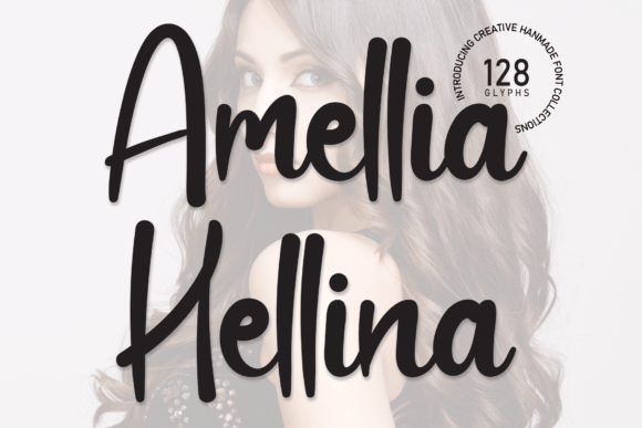 Amellia Hellina Font Poster 1