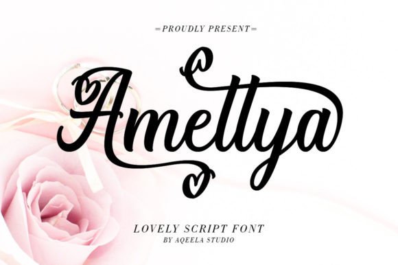 Amellya Font Poster 1