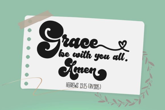 Amen Font Poster 6