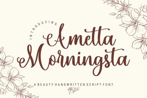 Ametta Morningsta Font Poster 1