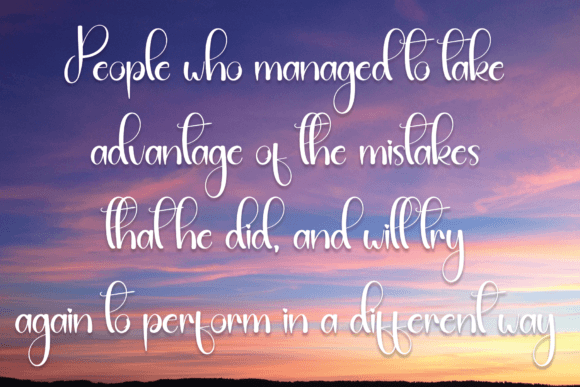 Amster Night Font Poster 6