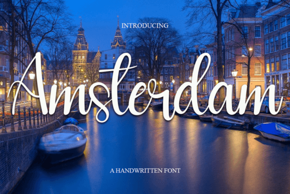 Amsterdam Font Poster 1