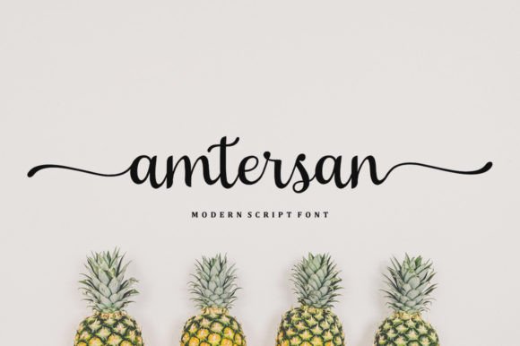 Amtersan Font Poster 1