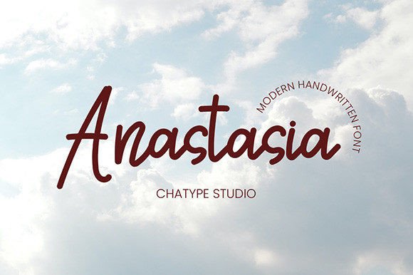 Anastasia Font Poster 1