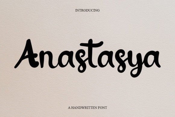 Anastasya Font Poster 1