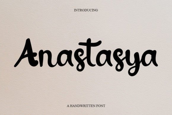 Anastasya Font Poster 1