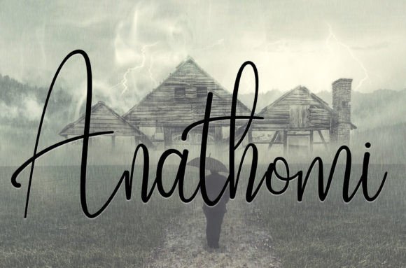 Anathomi Font Poster 1