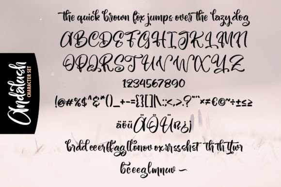 Andalush Font Poster 5