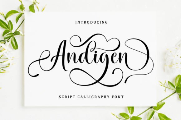 Andigen Font Poster 1