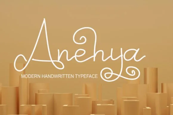 Anehya Font Poster 1
