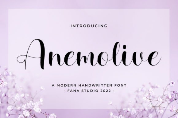 Anemolive Font Poster 1