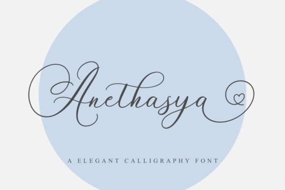 Anethasya Font Poster 1