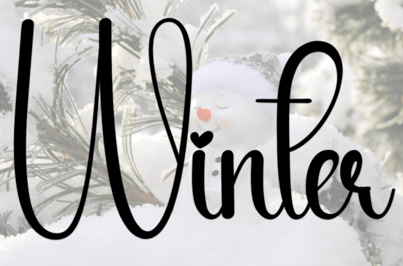 Angel Font Poster 2