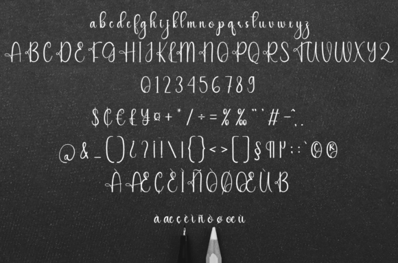 Angel Font Poster 6