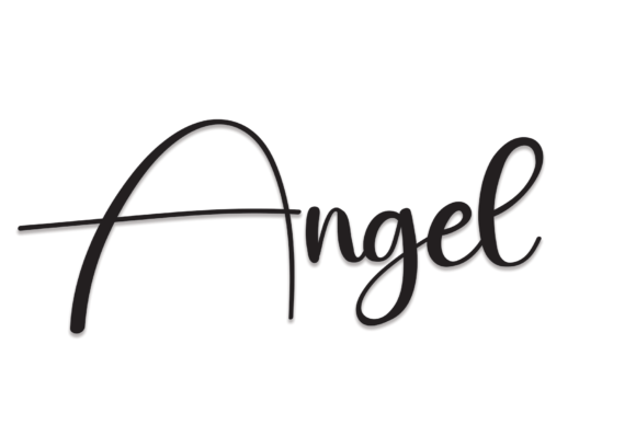 Angel Font Poster 1