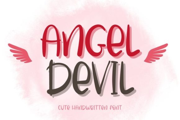 Angel Devil Font Poster 1