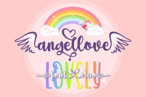 Angel Love Font Poster 2