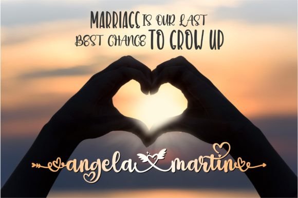 Angel Love Font Poster 4