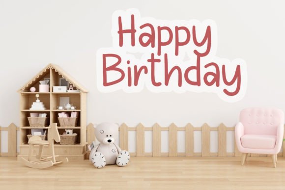Angela Birthday Font Poster 3