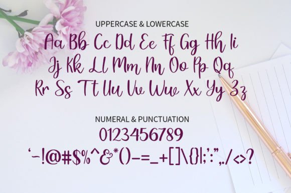 Angelie Font Poster 2