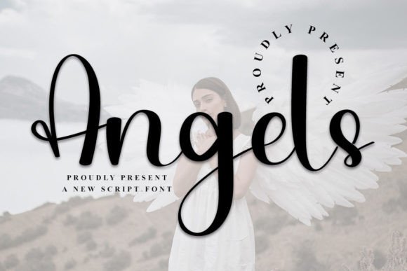 Angels Font Poster 1
