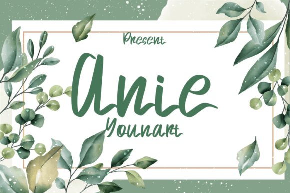 Anie Younart Font Poster 1