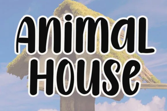 Animal House Font Animal House Font Poster 1