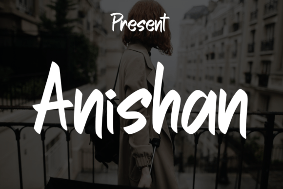 Anishan Font Poster 1