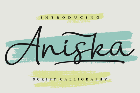 Aniska Font Poster 1