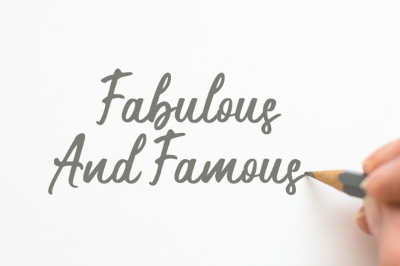 Anissa Font Poster 4