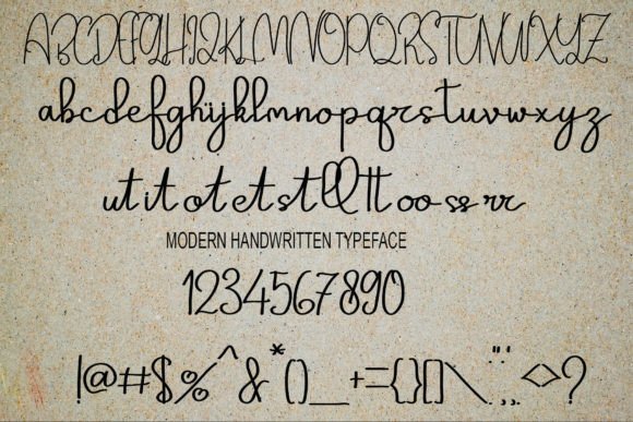 Anjassnda Font Poster 5