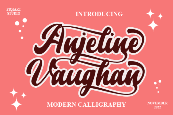 Anjeline Vaughan Font