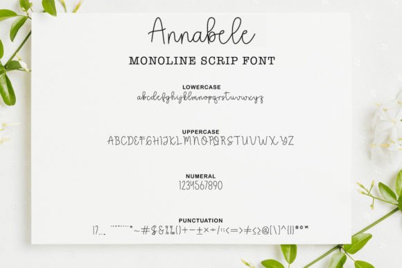 Annabele Font Poster 6