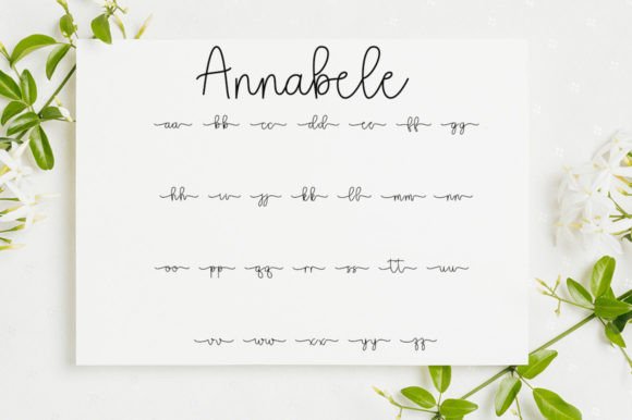 Annabele Font Poster 7