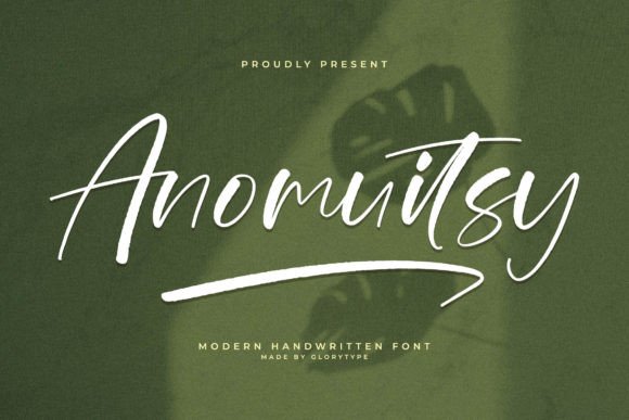 Anomuitsy Font Poster 1